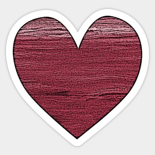 Red Heart Sticker